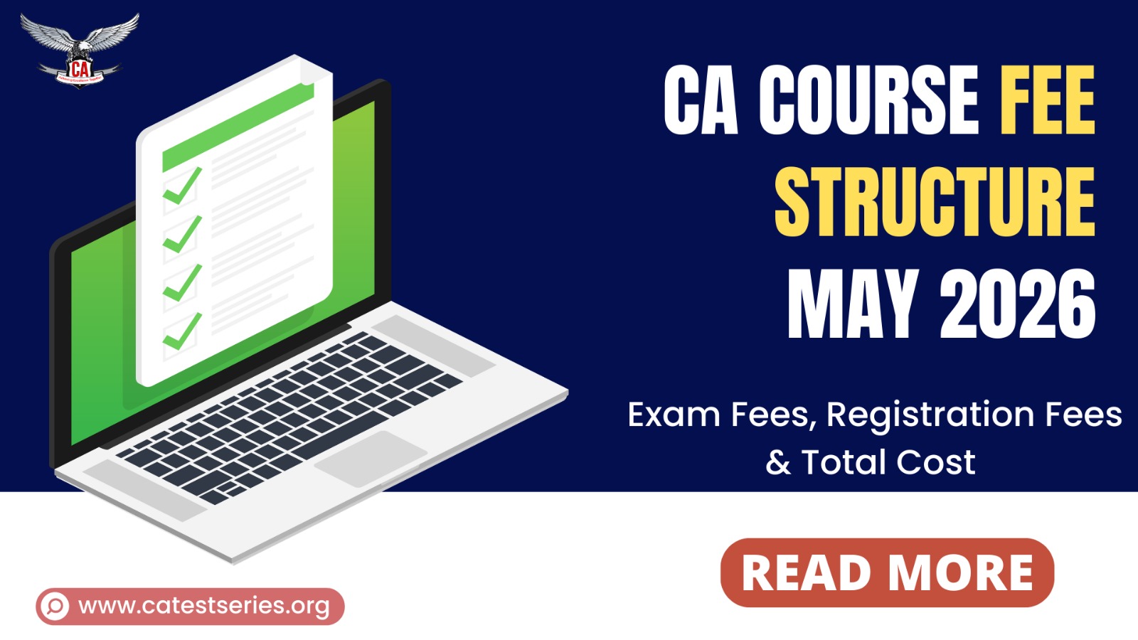 CA Course Fee Structure May 2026 (Foundation to Final)