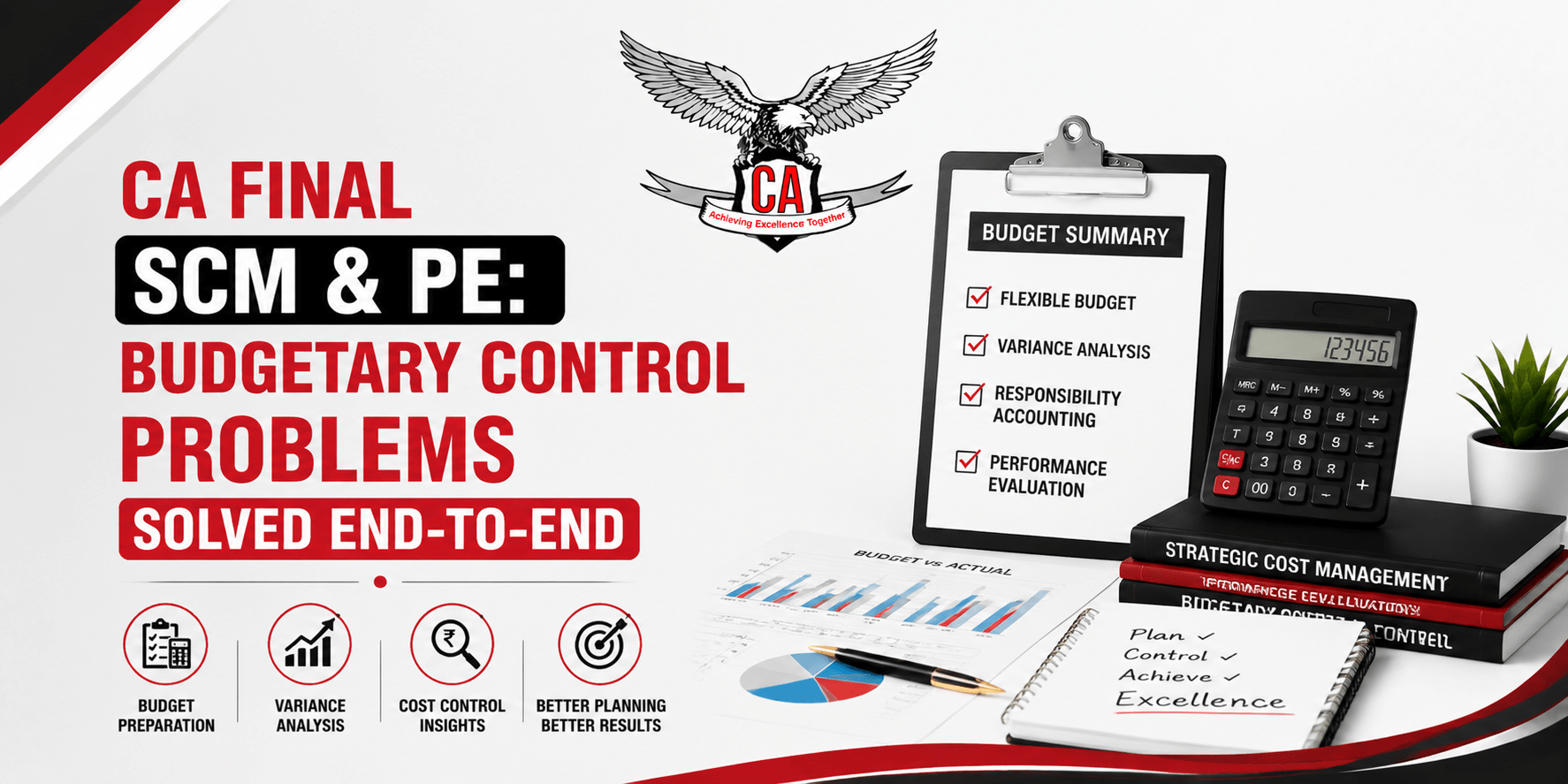 CA Final SCM & PE: Budgetary Control Problems Solved End-to-End