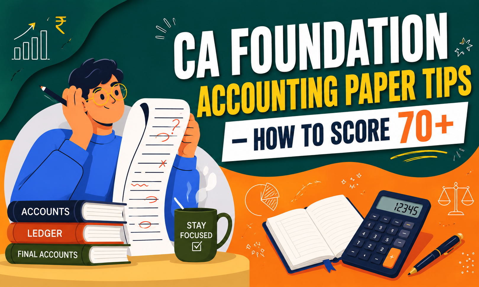 CA Foundation Accounting Paper Tips — How to Score 70+