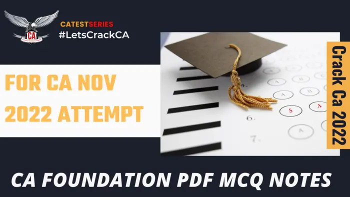 Download Ca Foundation Notes Pdf November 2022