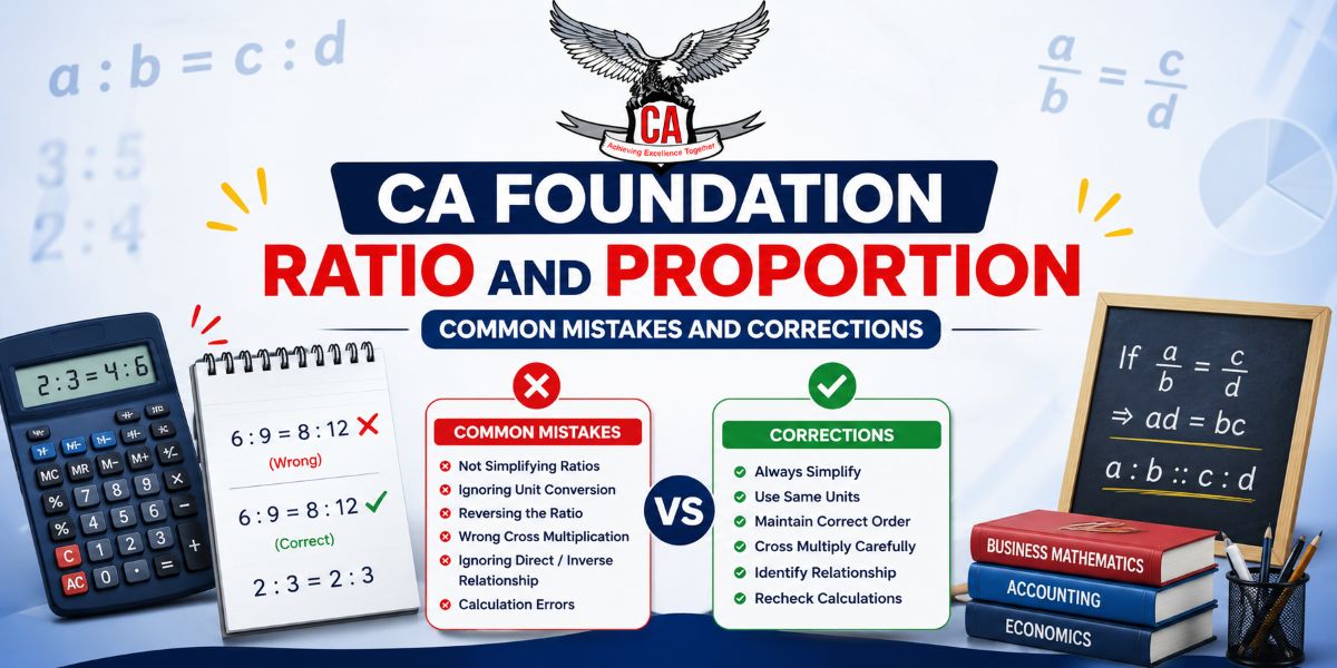 CA Foundation Ratio and Proportion: Common Mistakes and Corrections