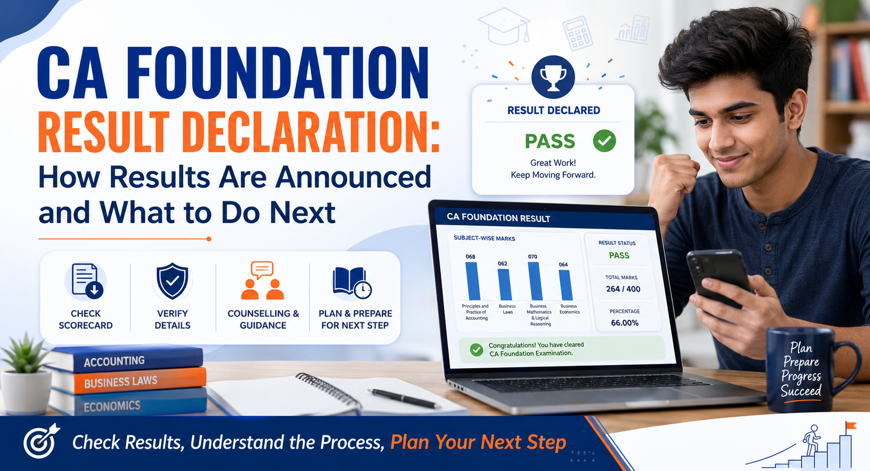 CA Foundation Result Declaration: How Results Are Announced and What to Do Next