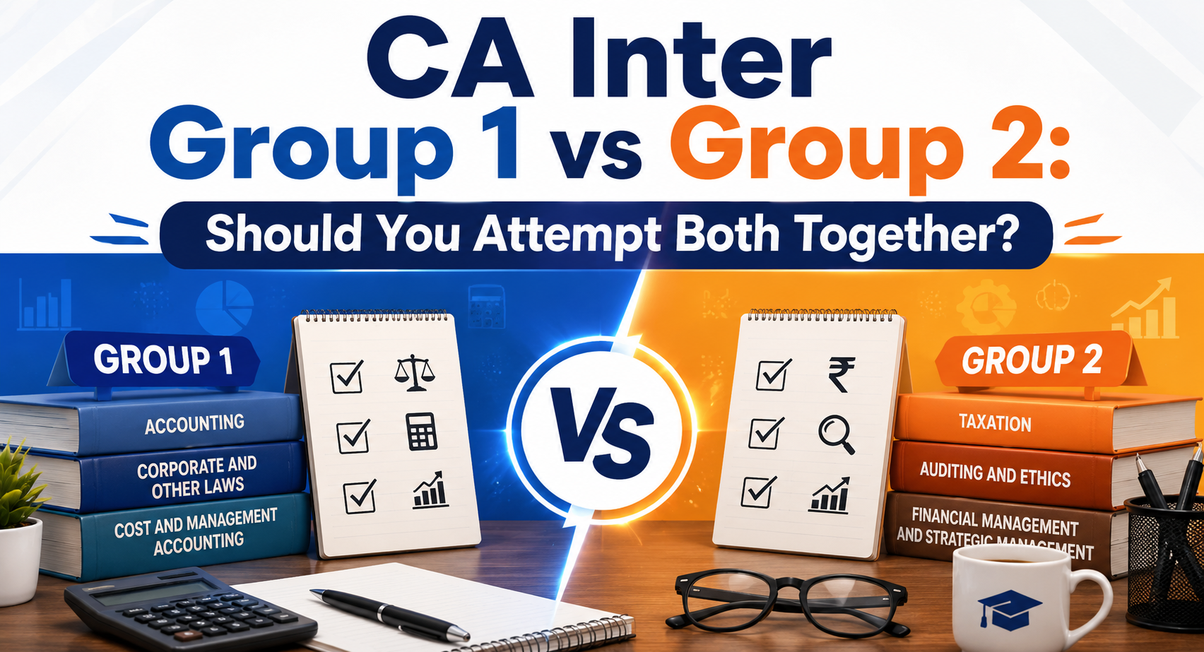 CA Inter Group 1 vs Group 2: Should You Attempt Both Together?