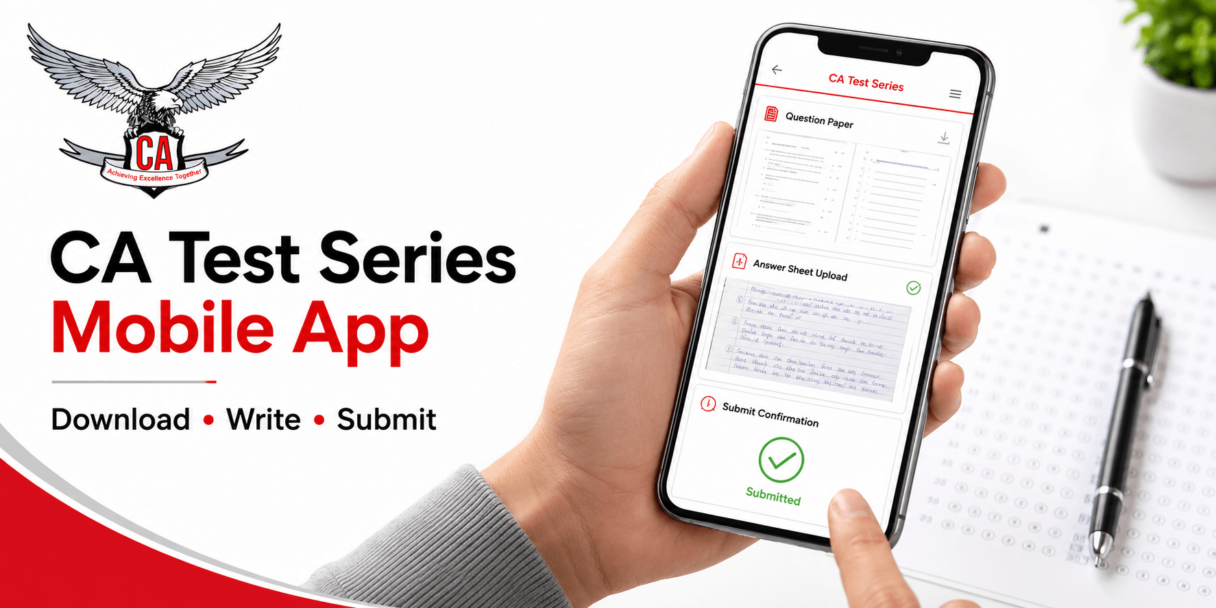 CA Test Series Mobile App: How to Download and Submit Tests