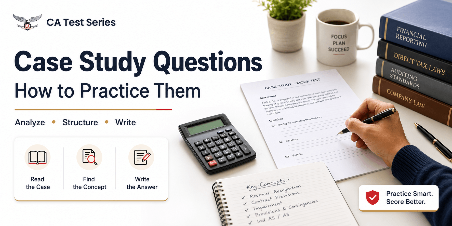 Case Study-Based Questions in CA Test Series: How to Practice Them