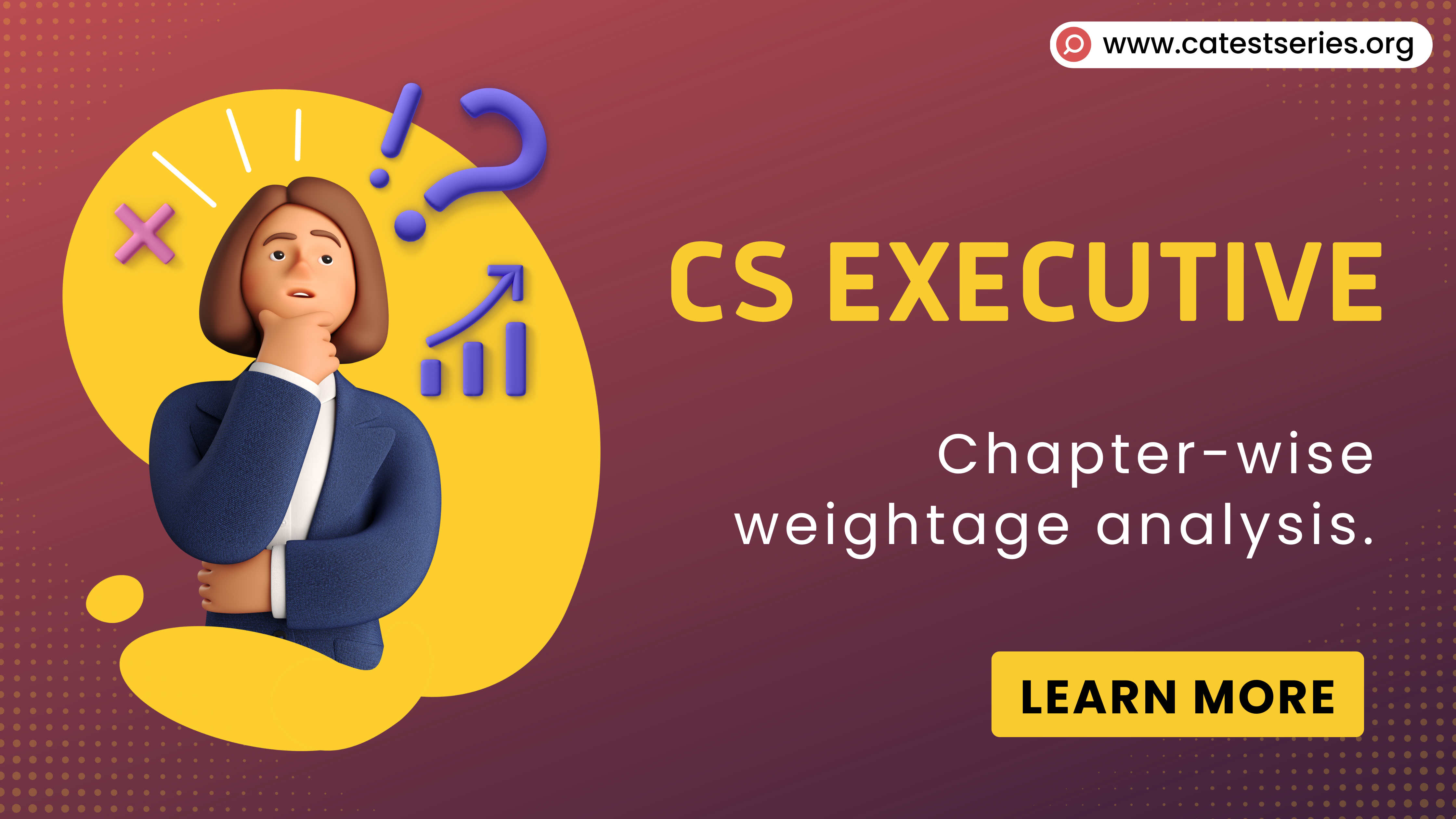 CS Executive Chapterwise Weightage & Latest ICSI CS Executive Exam Trends | Important Topics