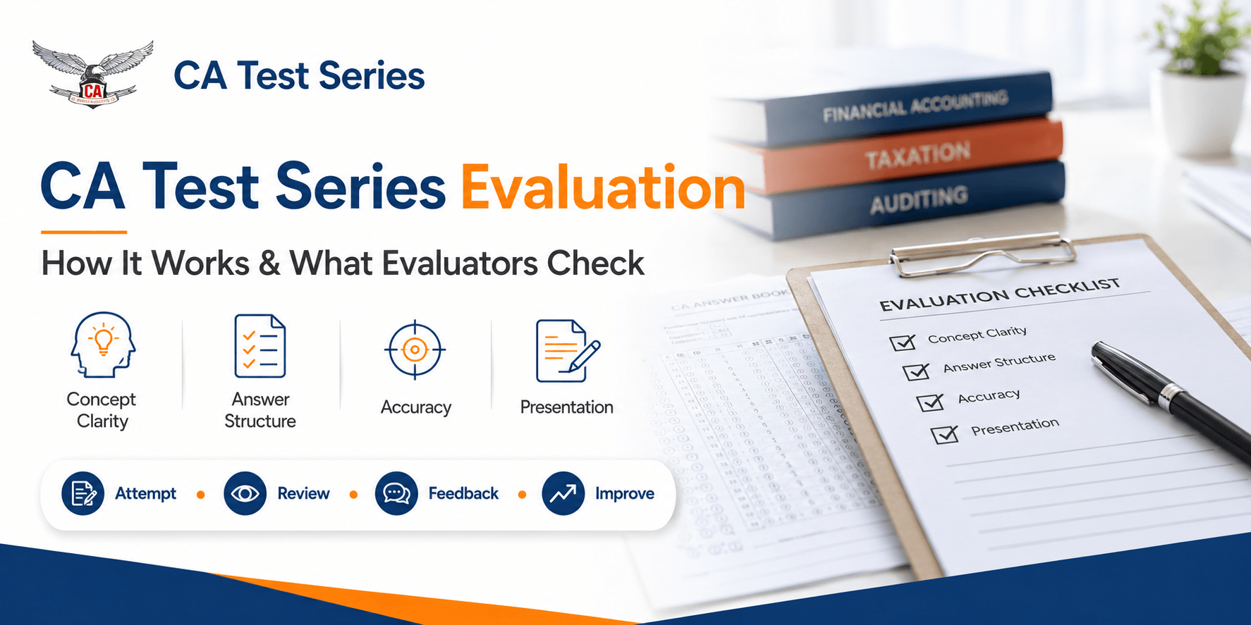 How CA Test Series Evaluation Works: What Evaluators Look For