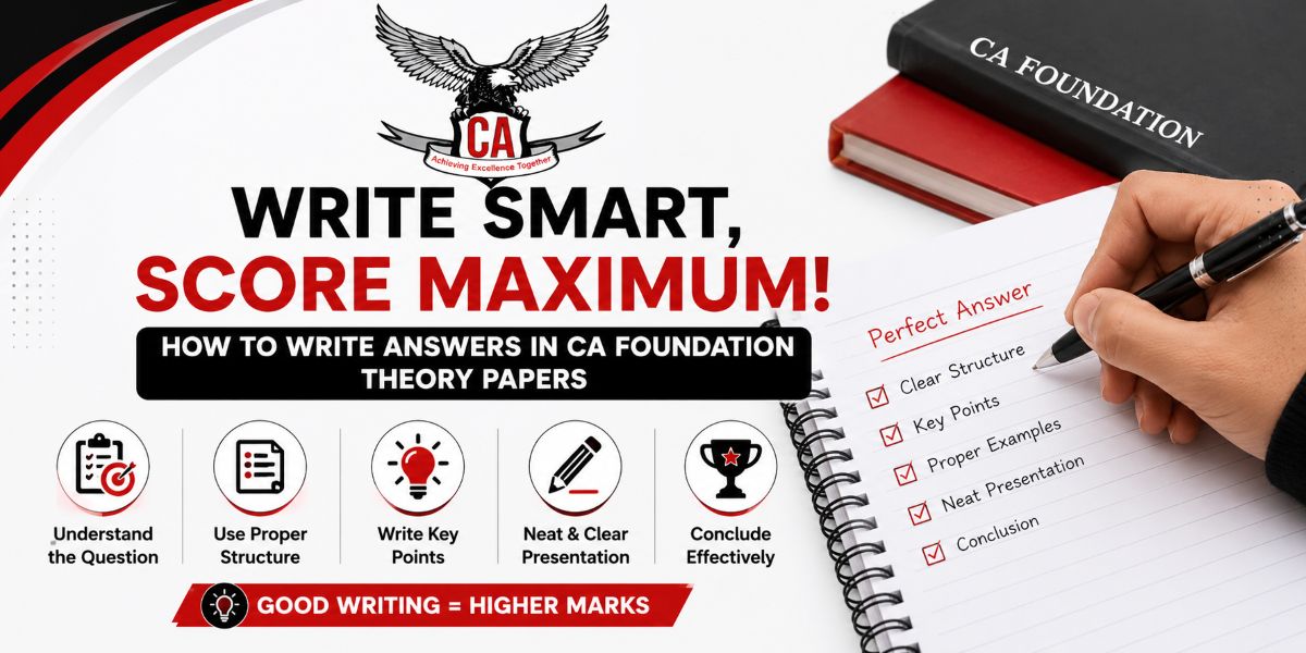 How to Write Answers in CA Foundation Theory Papers for Maximum Marks