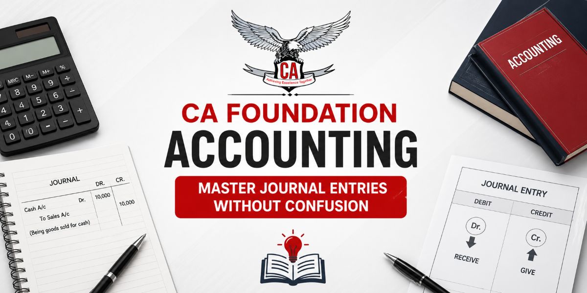 Master Journal Entries in CA Foundation Without Mistakes