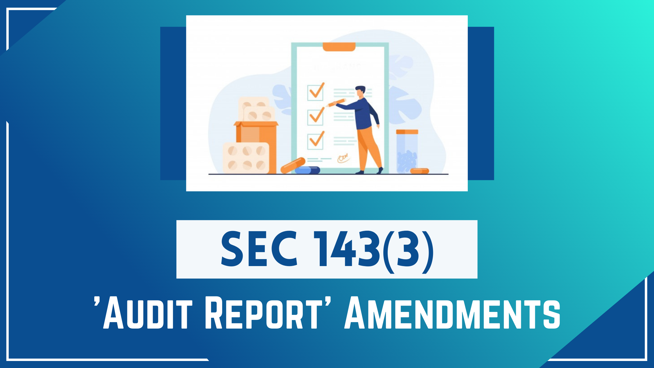 Sec 143(3) Audit Report Amendment For May 2024
