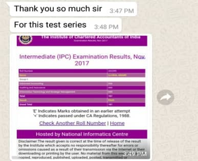 Student WhatsApp Feedback Screenshot 9