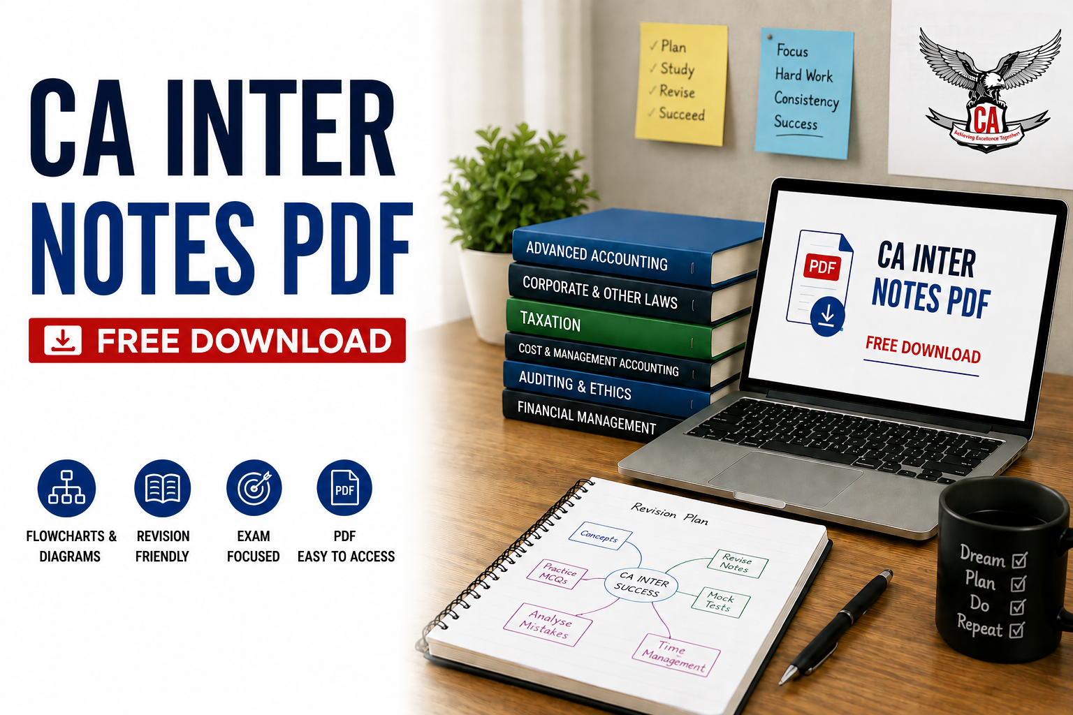 CA Inter Notes PDF: Free Chapter-wise Study Material