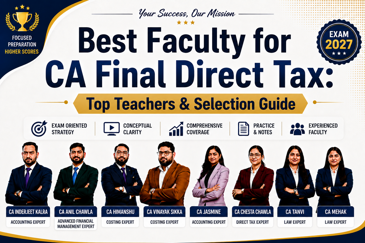 Best Faculty for CA Final Direct Tax: Top Teachers & Selection Guide