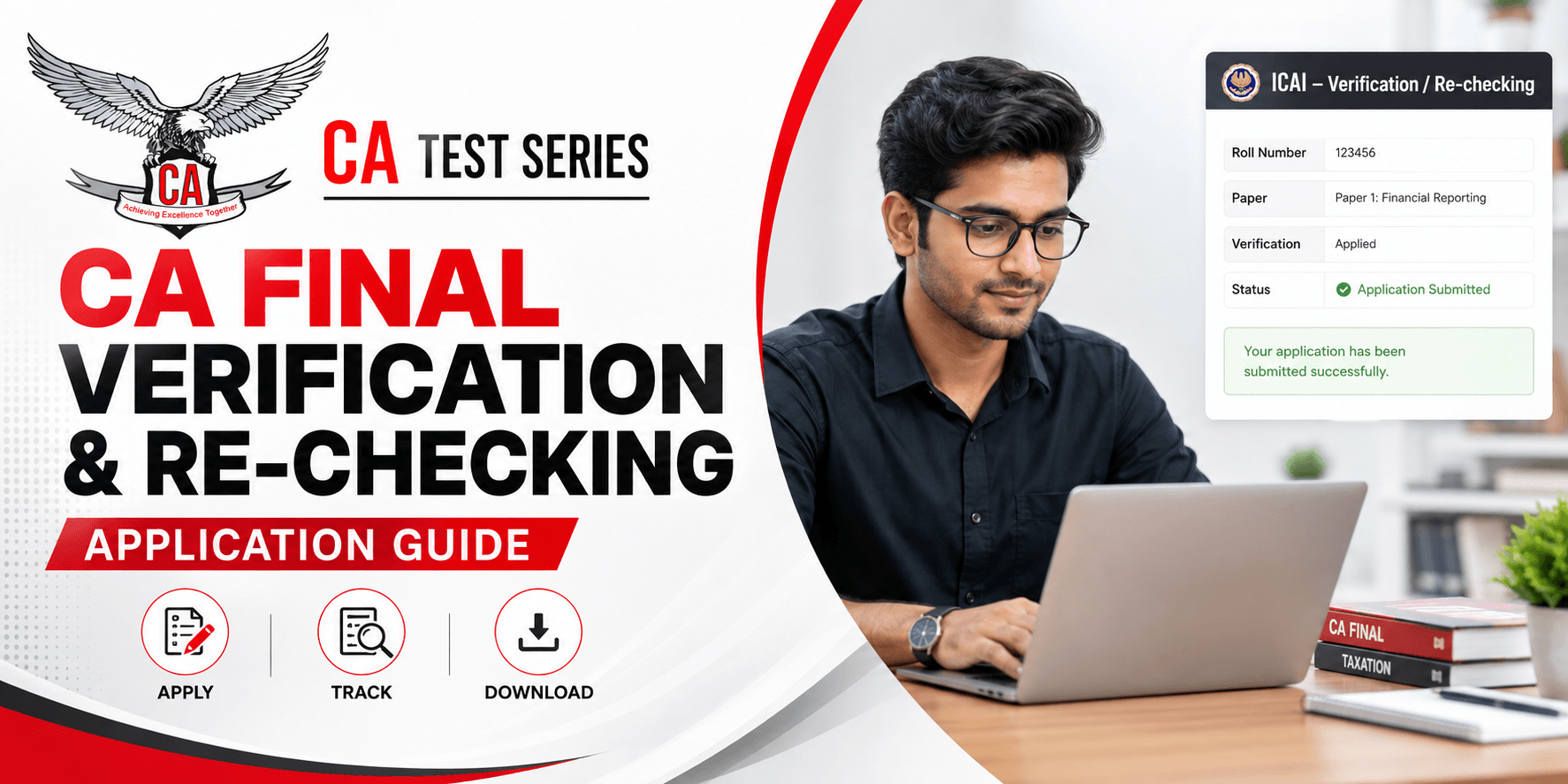 How to Apply for CA Final Verification and Re-checking