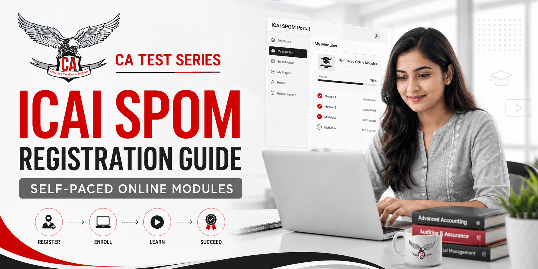How to Register for ICAI Self-Paced Online Modules (SPOM)