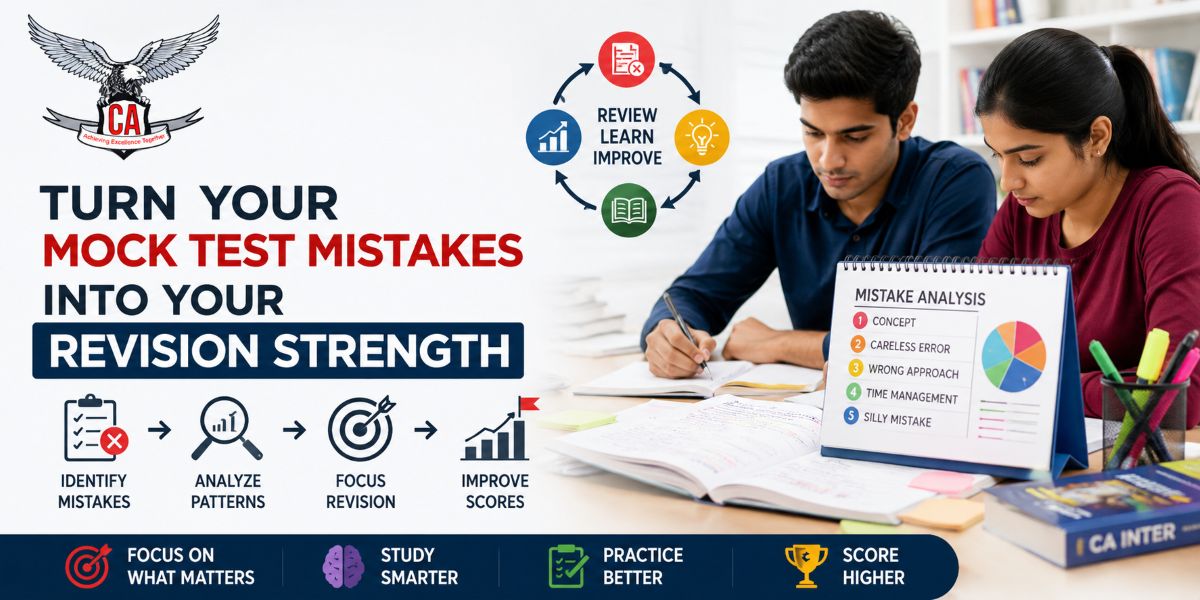 How to Use Past Mistakes in CA Mock Tests to Create a Targeted Revision Plan
