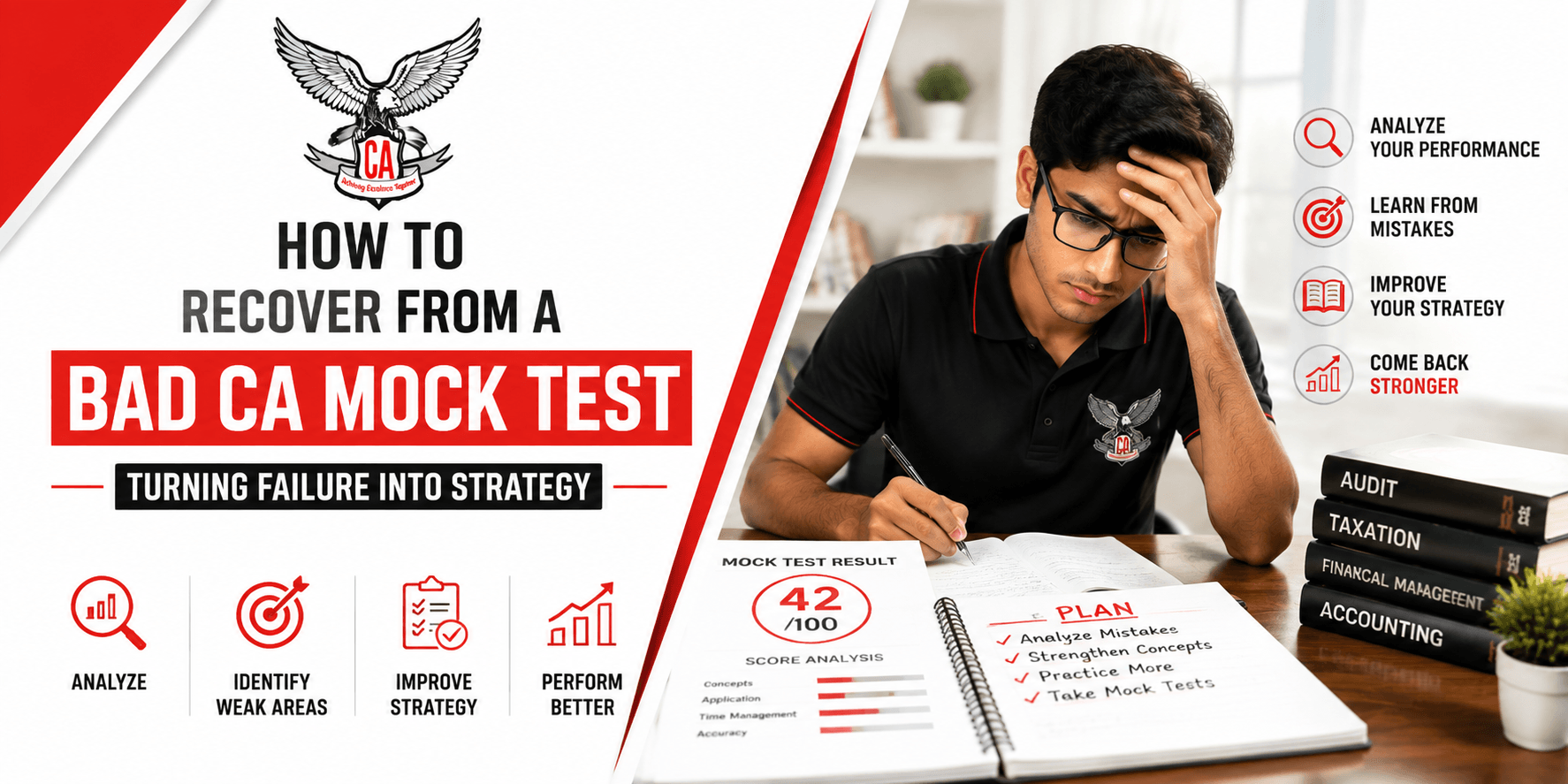 How to Recover from a Bad CA Mock Test: Turning Failure into Strategy