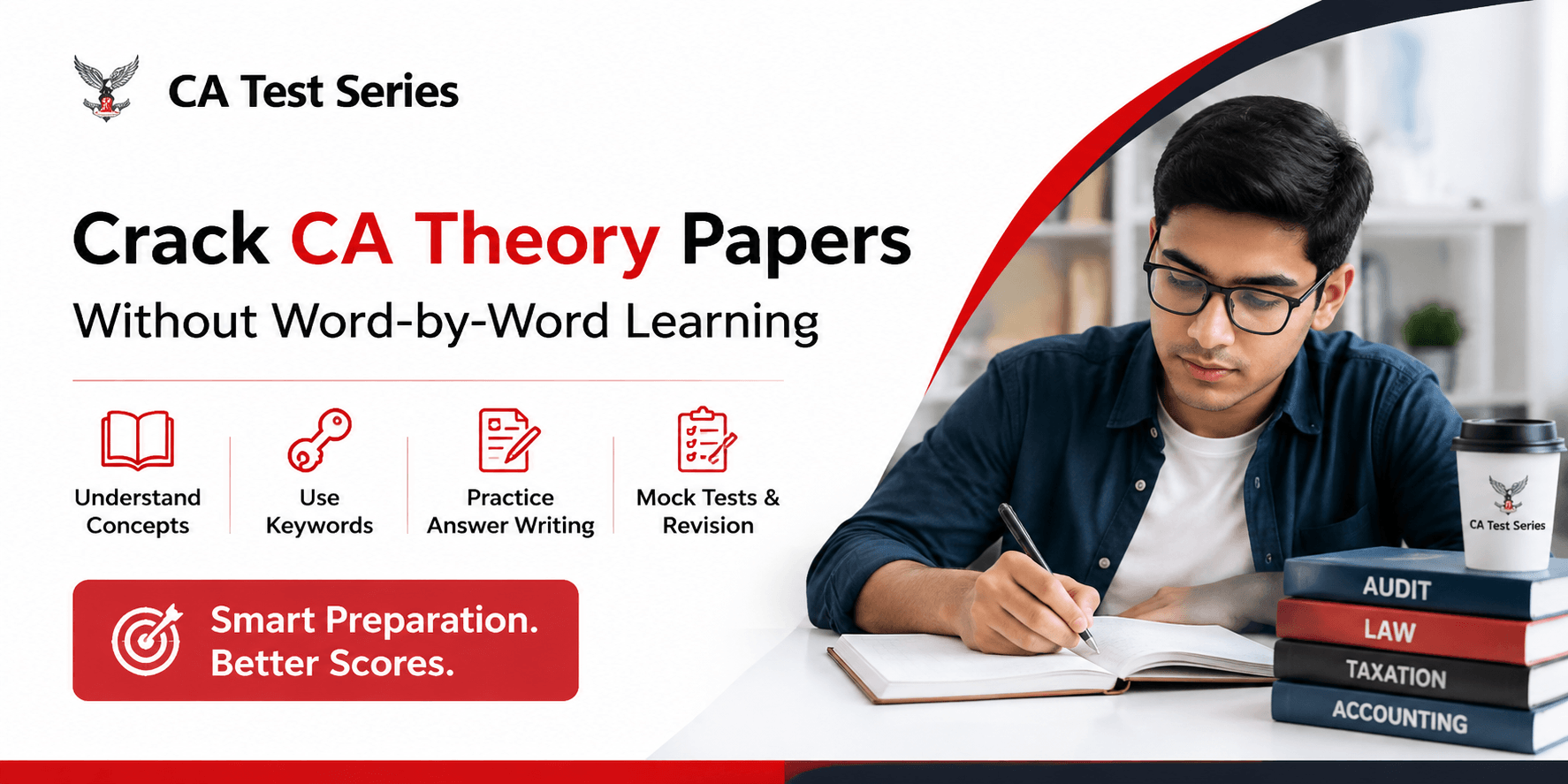 How to Crack Theory Papers in CA Exams Without Word-by-Word Learning