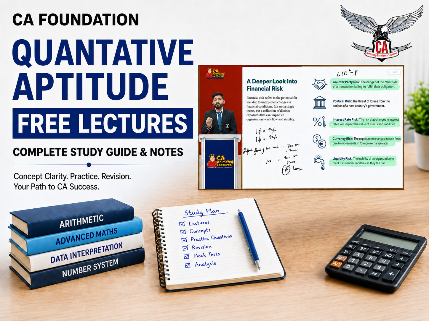 CA Foundation Quantitative Aptitude Preparation Strategy: Notes and Tips