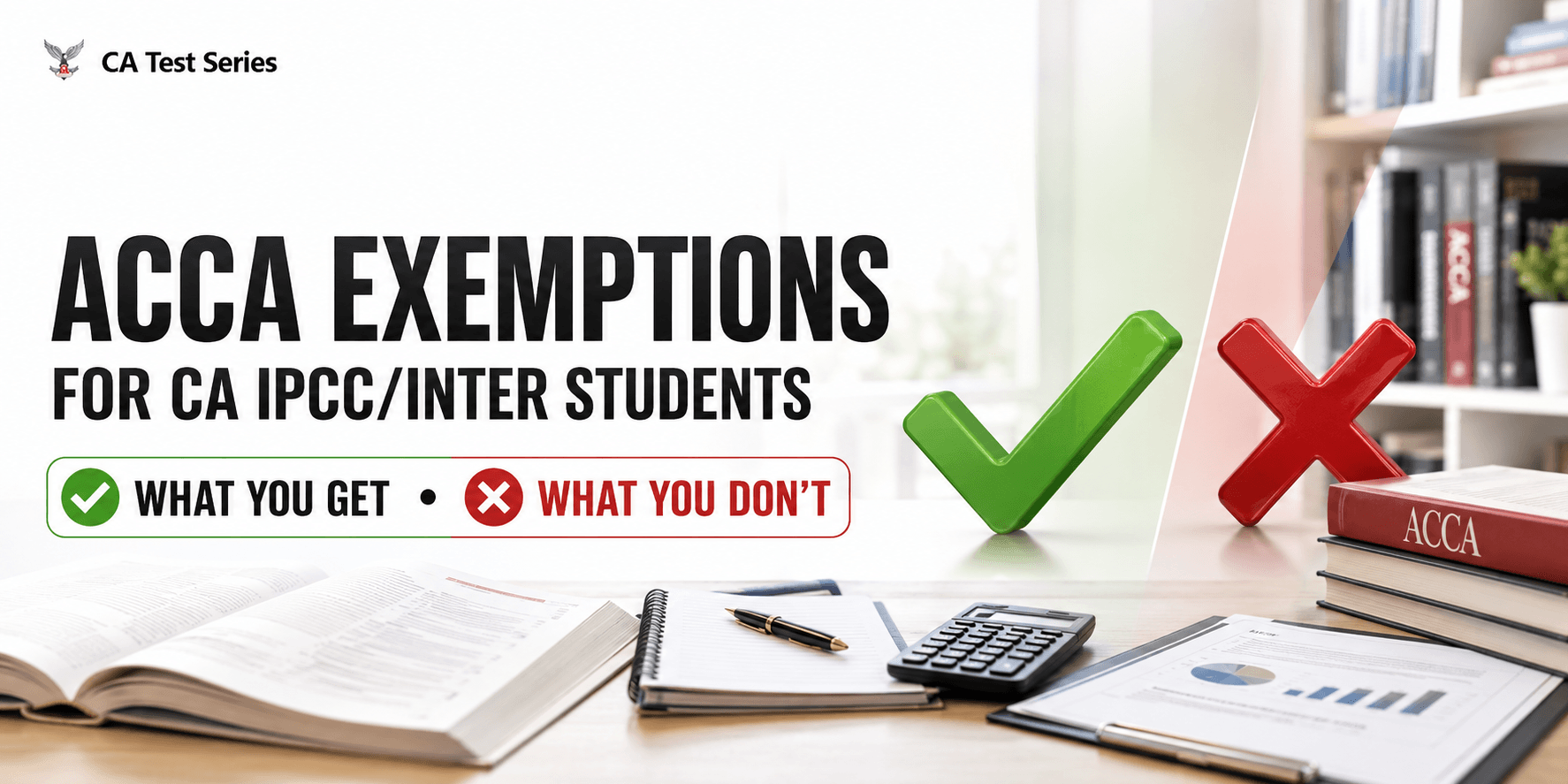 ACCA Exemptions for CA IPCCInter Students What You Get and What You Don’t