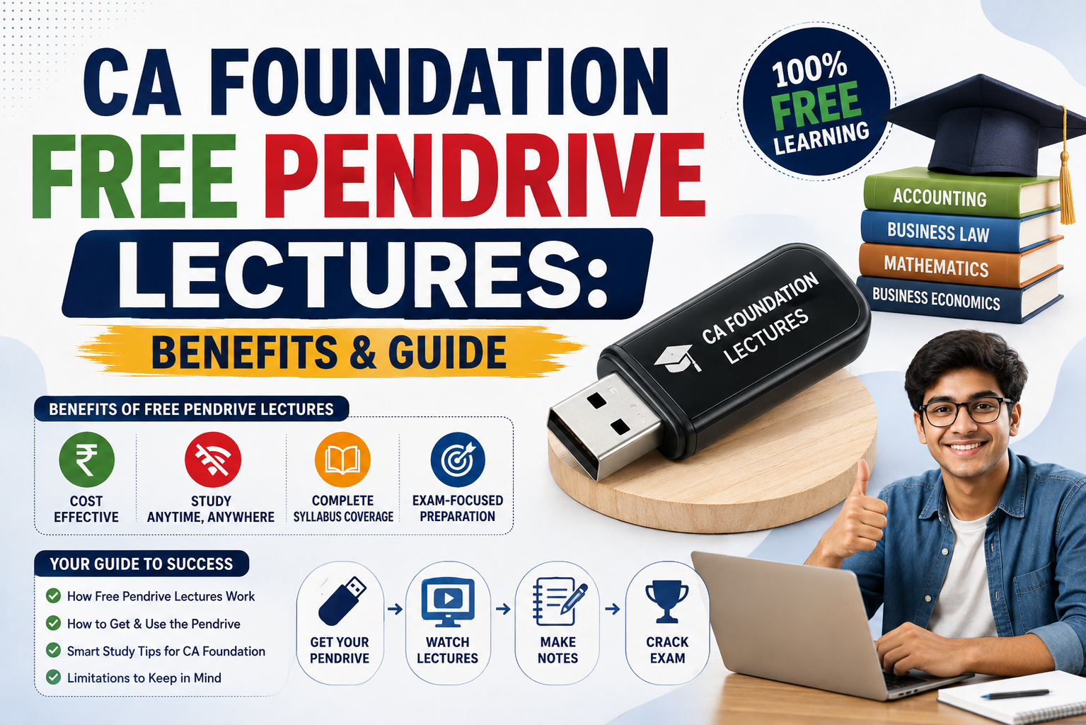 CA Foundation Free Pendrive Lectures: Benefits & Guide