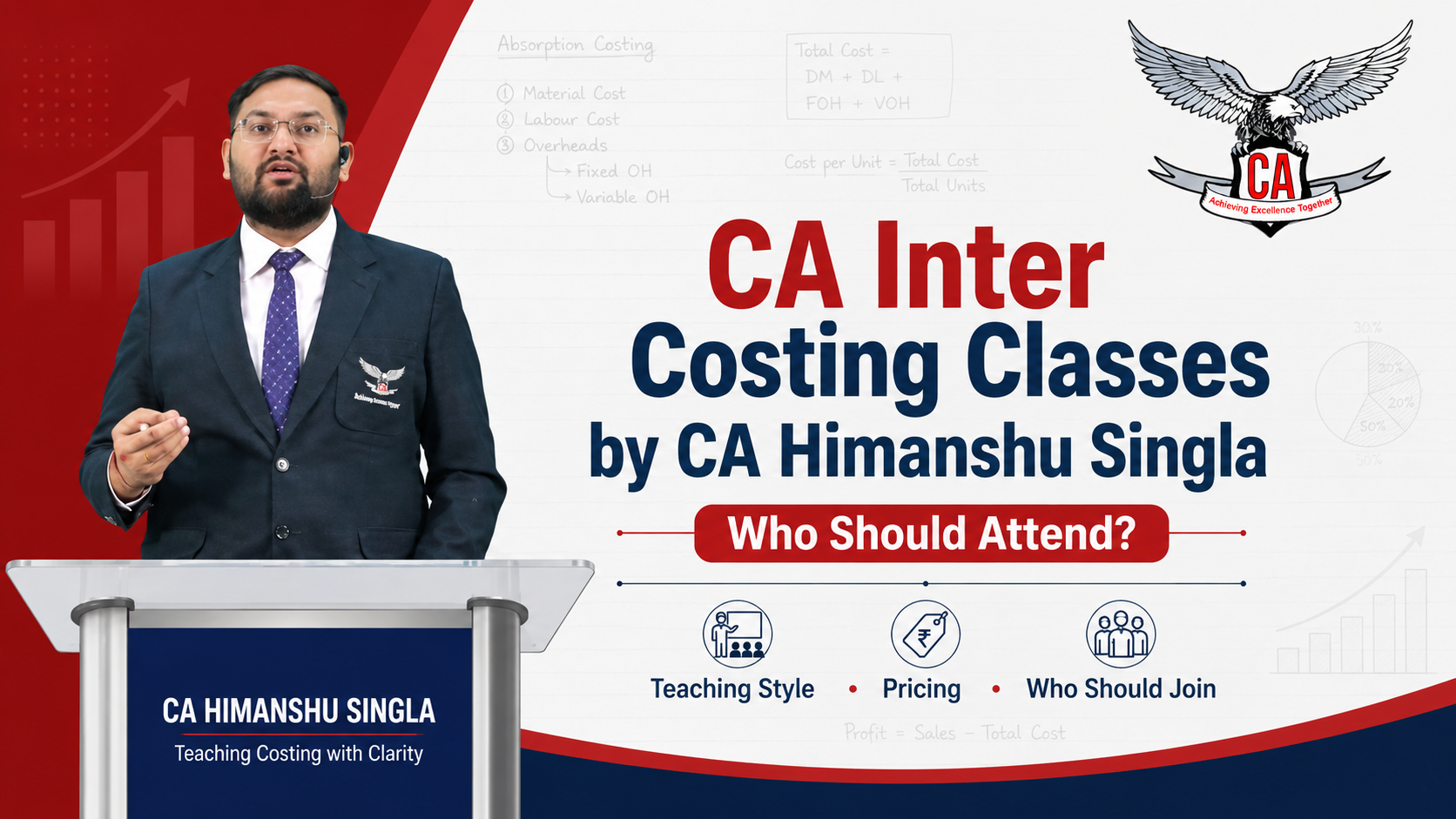 CA Himanshu Singla CA Inter Costing Review: Is It Right for You? 
