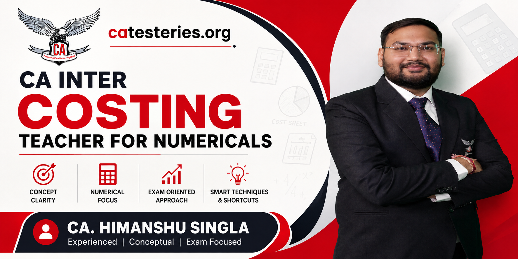 CA Inter Costing Teacher for Numericals | Himanshu Singla 