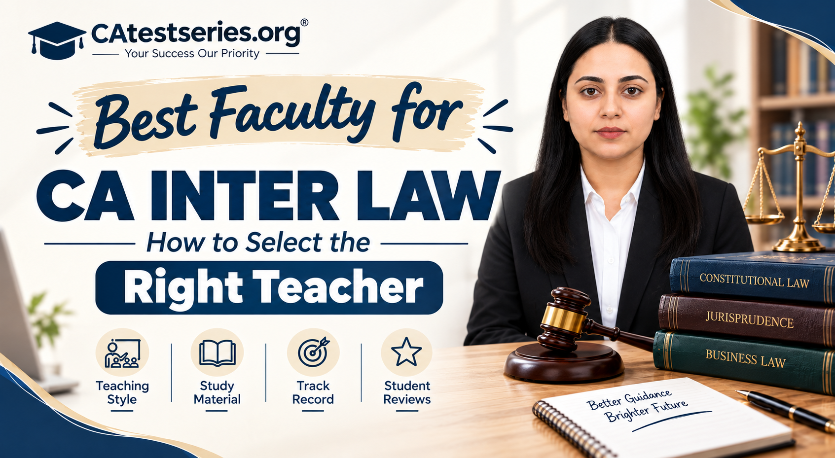 Best Faculty for CA Inter Law: How to Select the Right Teacher