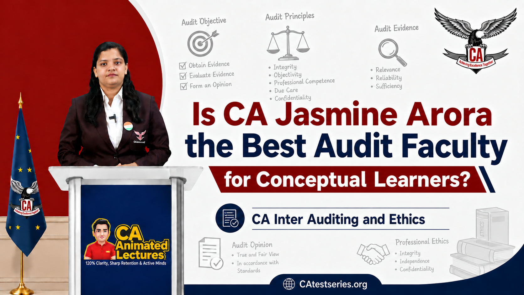 Is CA Jasmine Arora the Best Audit Faculty for Conceptual Learners?