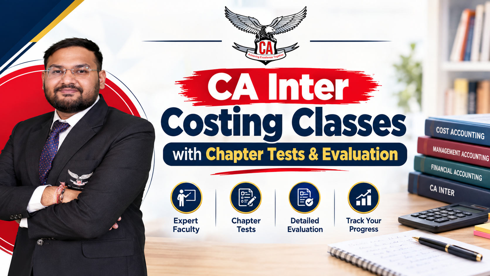 CA Inter Costing Classes with Chapter Tests & Evaluation