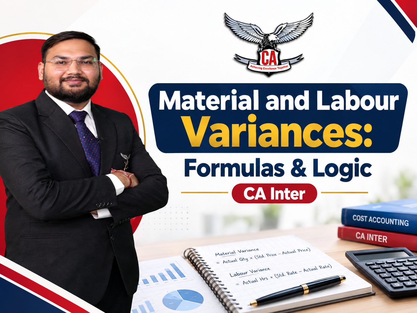 Material and Labour Variances: Formulas & Logic | CA Inter