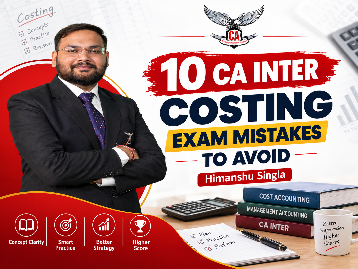 10 CA Inter Costing Exam Mistakes to Avoid | Himanshu Singla 