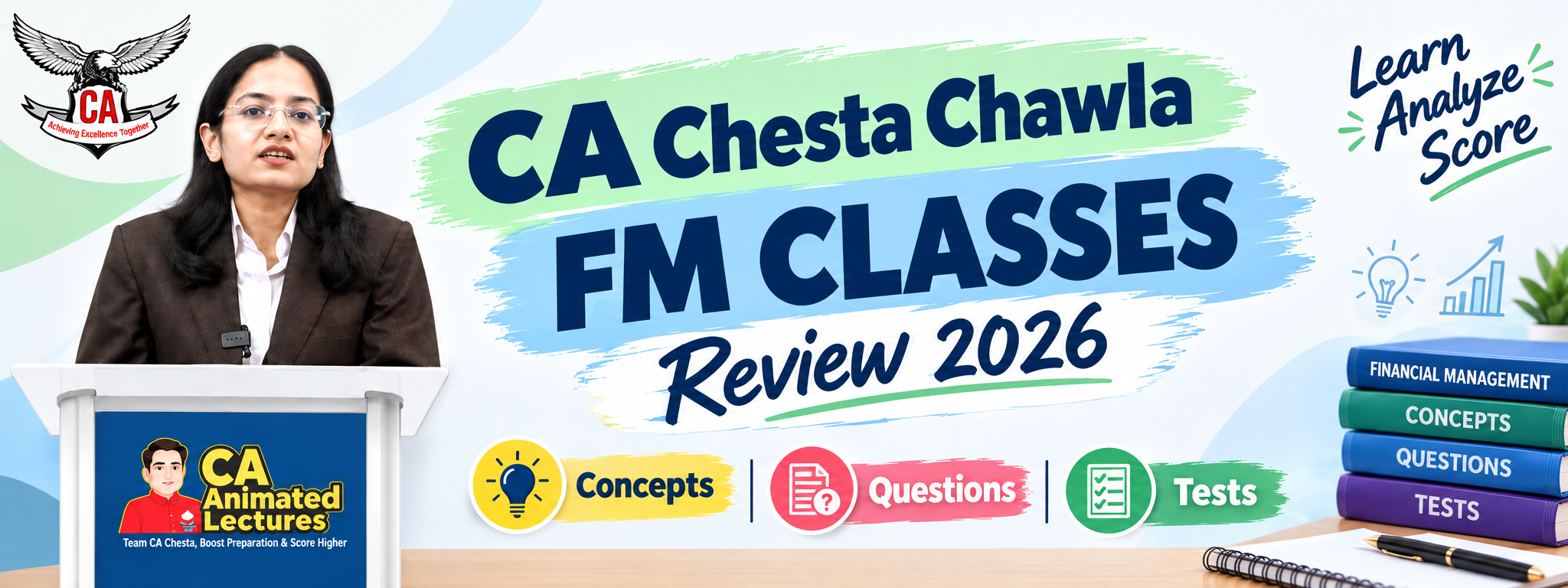 CA Chesta Chawla FM Classes Review 2026 | CA Test Series