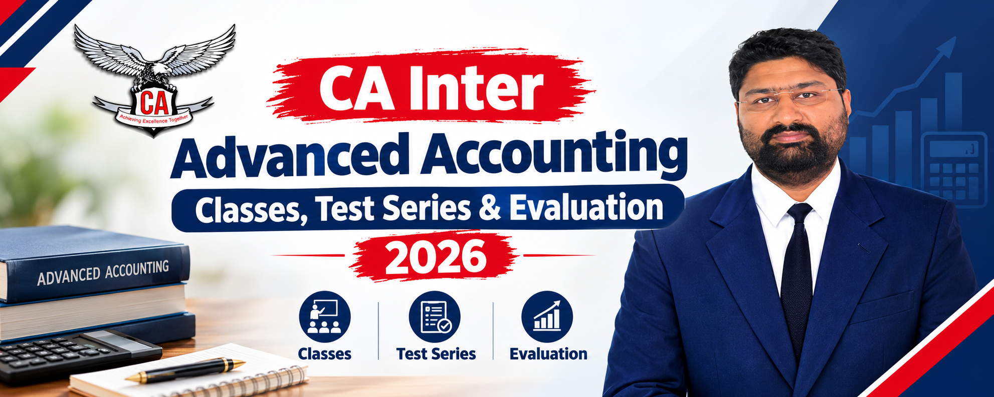 CA Inter Advanced Accounting Classes, Test Series & Evaluation 2026