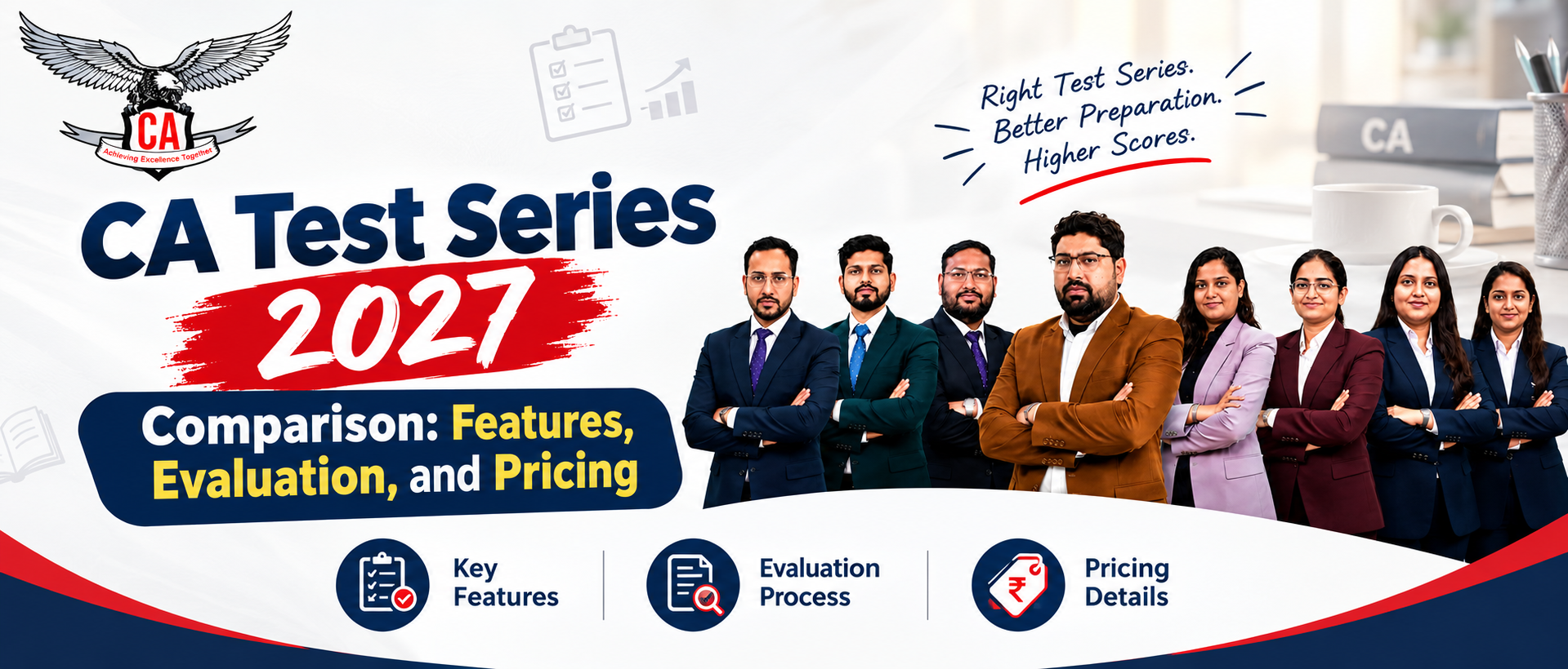 CA Test Series Comparison 2027: Features, Evaluation, and Pricing