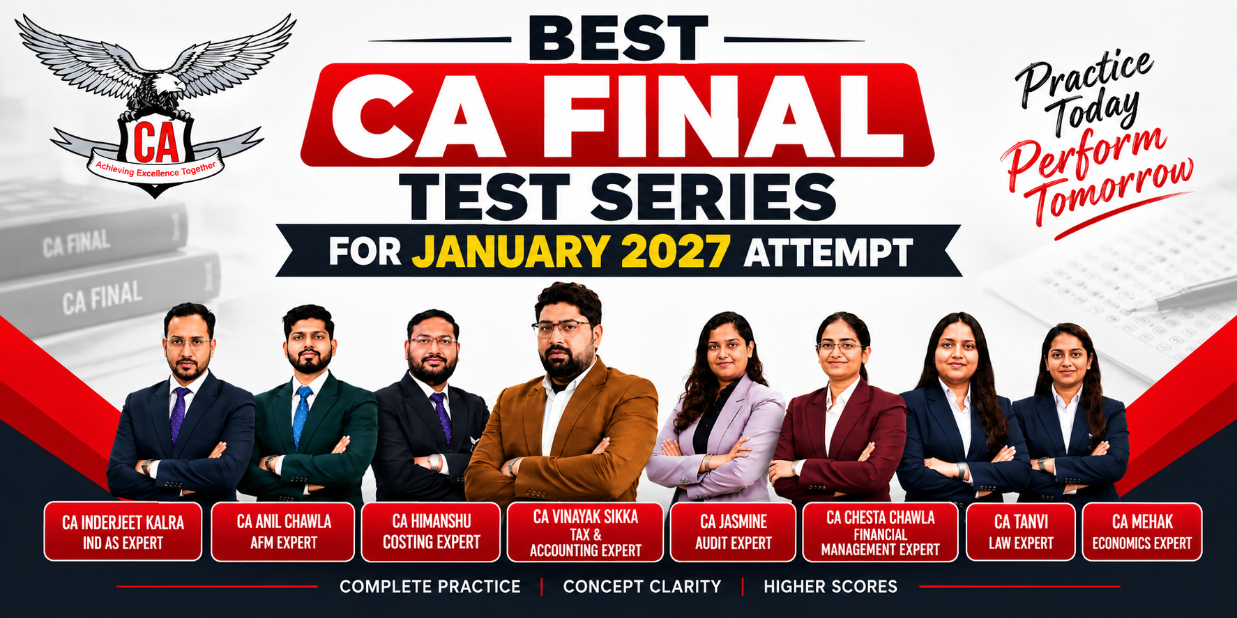 Best CA Final Test Series for January 2027 Attempt  