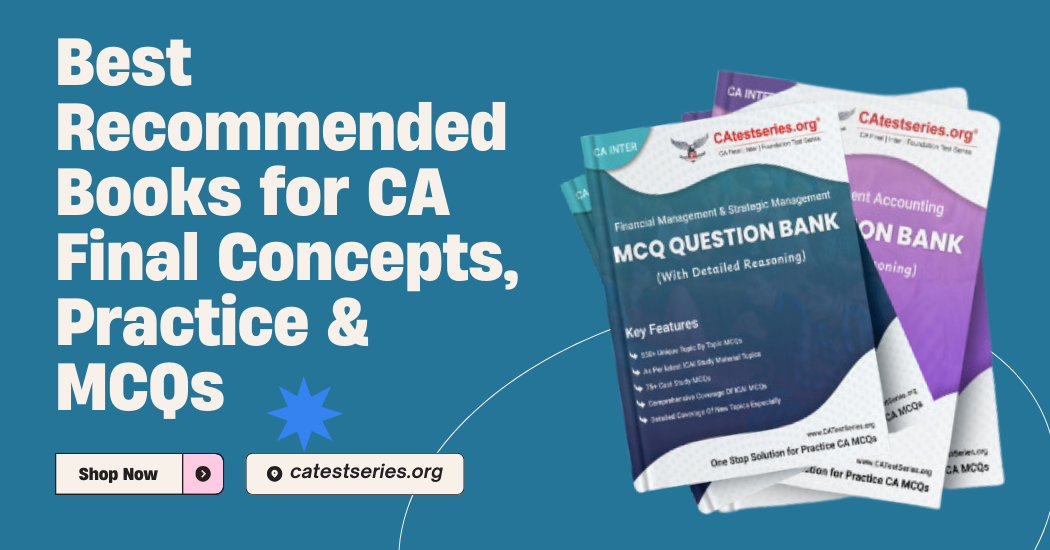CA Final November 2026  Best Recommended Books for Concepts, Practice & MCQs