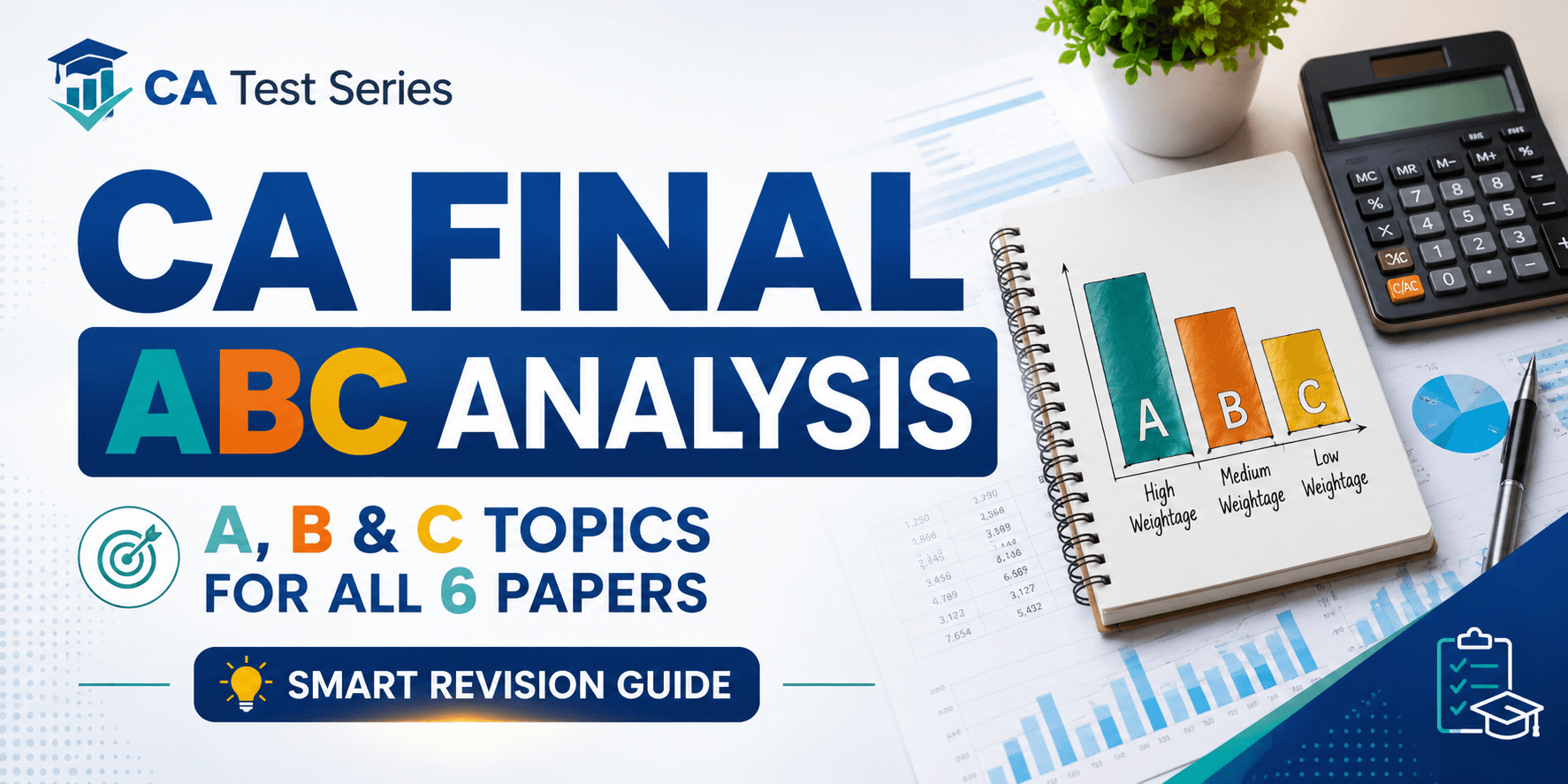 CA Final Chapter-Wise ABC Analysis: A, B, C Topics for All 6 Papers