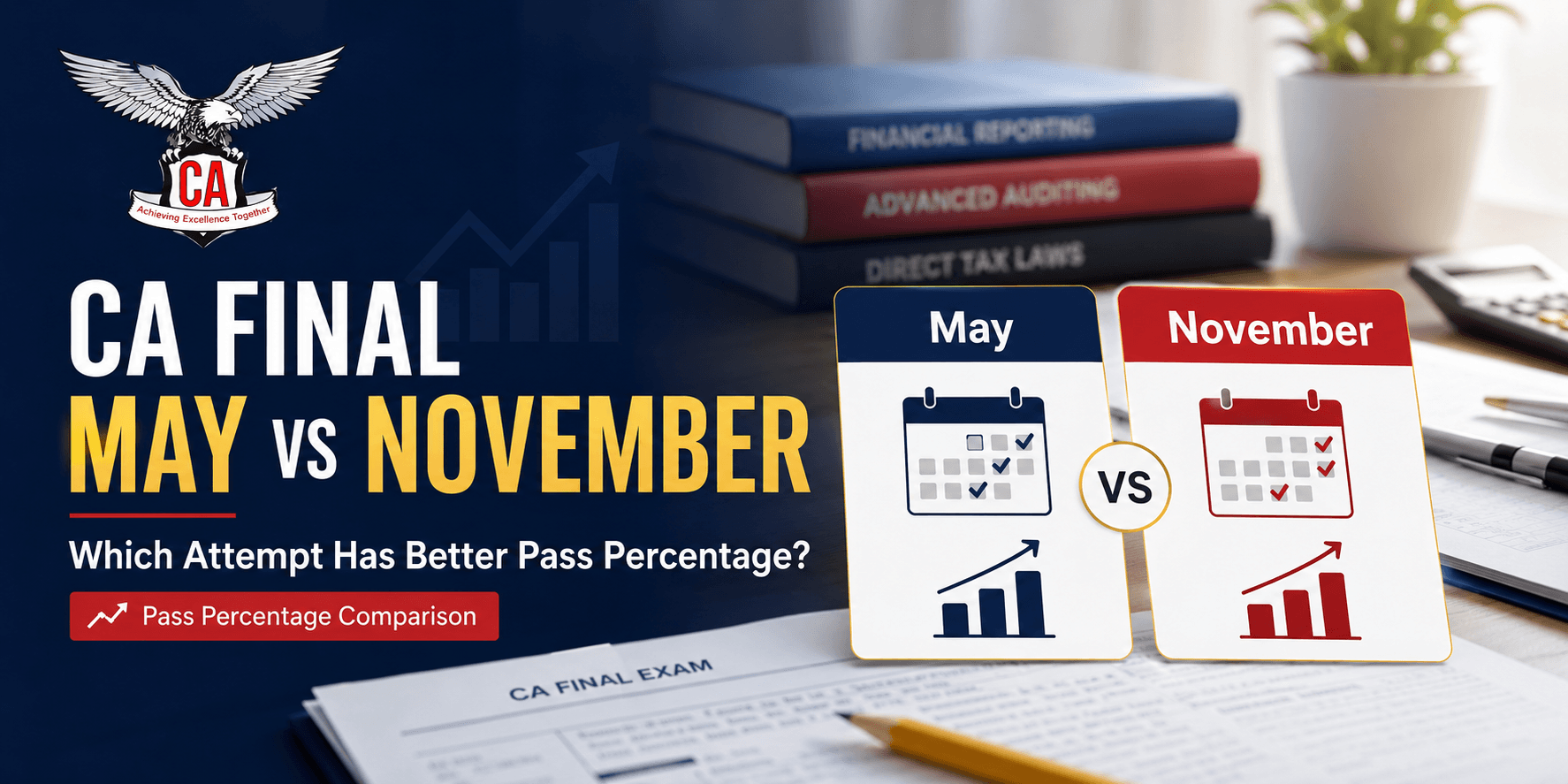 CA Final May vs November: Which Attempt Has Better Pass Percentage?