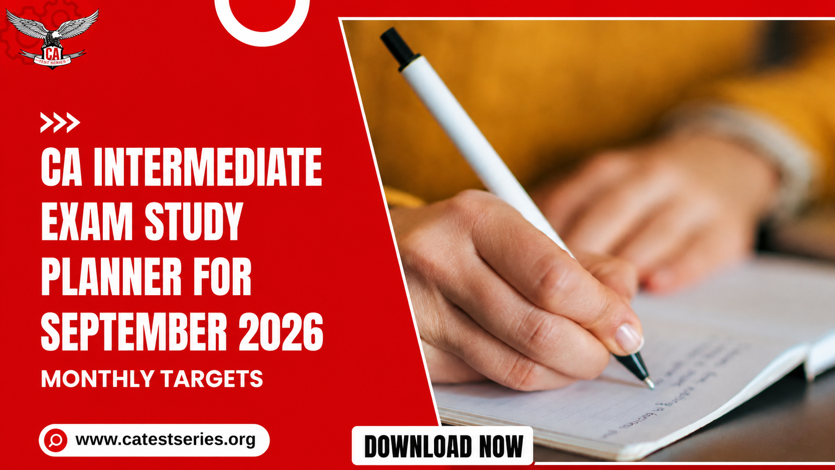 CA Intermediate Study Plan for September 2026 — Complete Month-wise Guide 