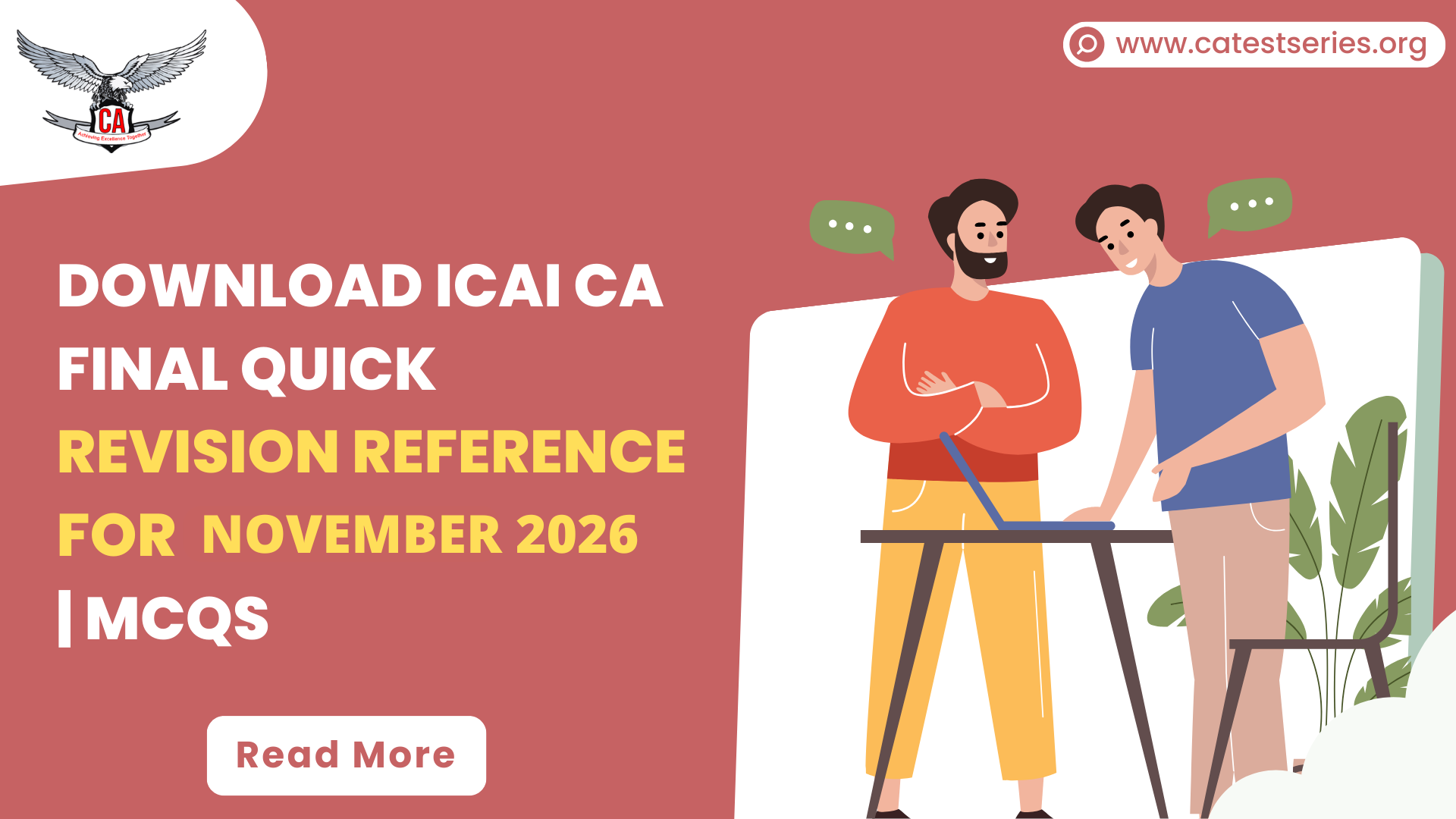 Download ICAI CA Final Quick Revision Reference For November 2026| MCQs