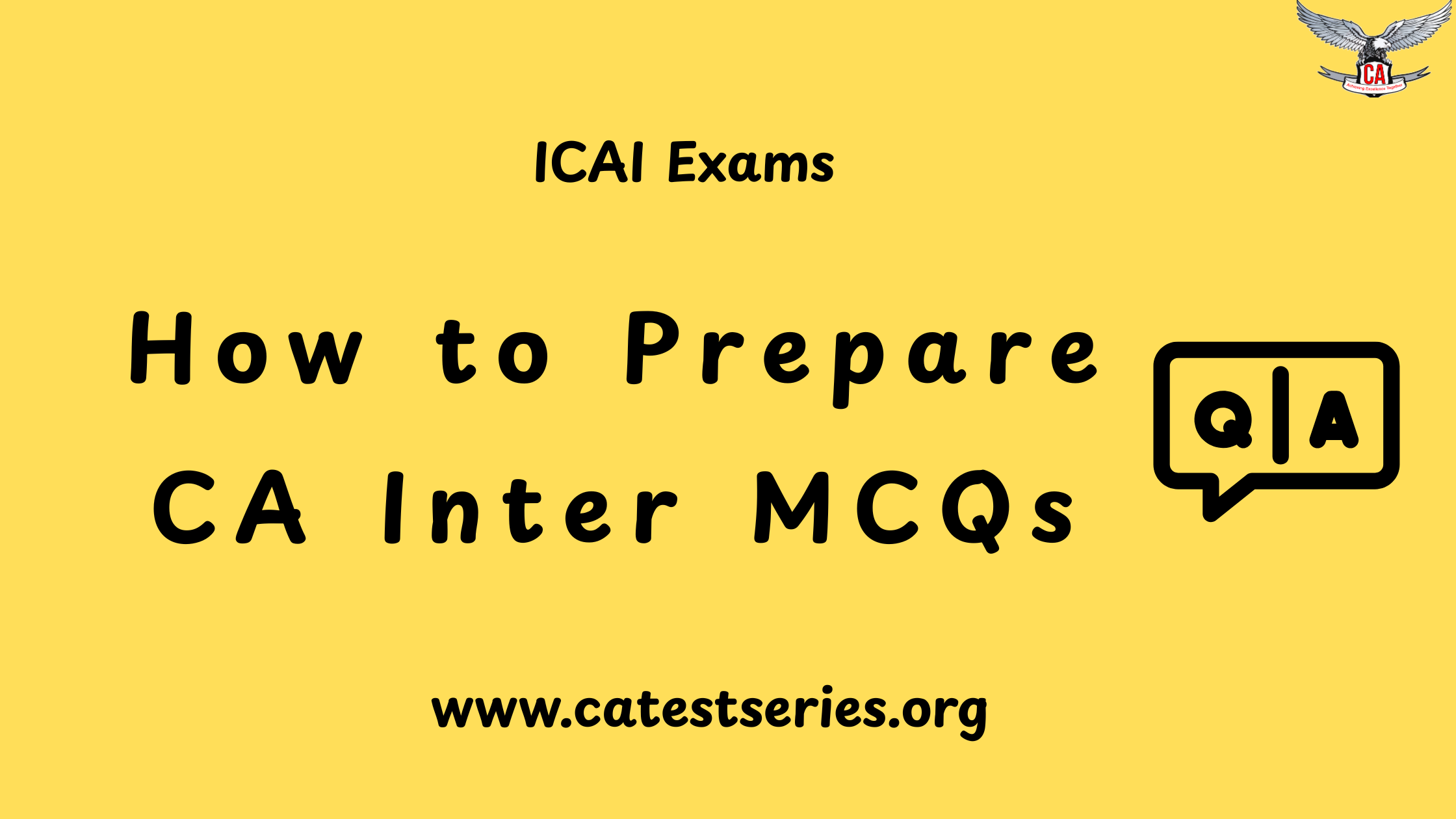 How to Prepare for CA Inter MCQs September 2026 ICAI Exams