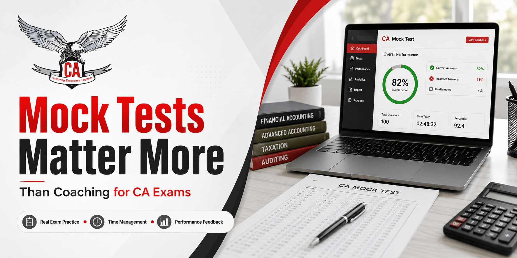 Why Mock Tests Are More Important Than Coaching for CA Exams